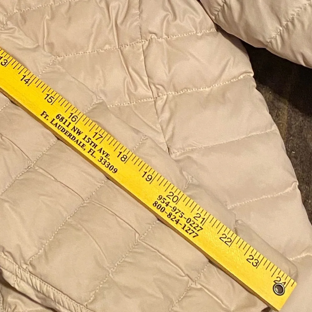 Lands End black/cream puffer jacket L - Picture 8 of 17